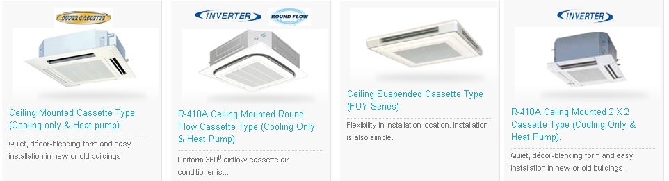 Daikin Cassette âm trần tiết kiệm năng lượng và tạo ra một môi trường thoải mái