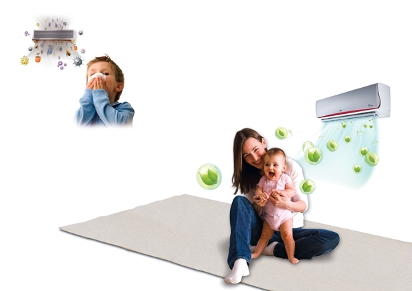 Điều hòa LG có khả năng loại trừ 100% virus cúm đại dịch A/H1N1