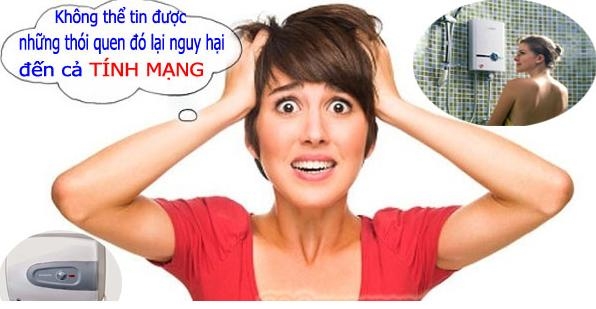 Những sai lầm chết người khi sử dụng và lắp đặt bình nóng lạnh 