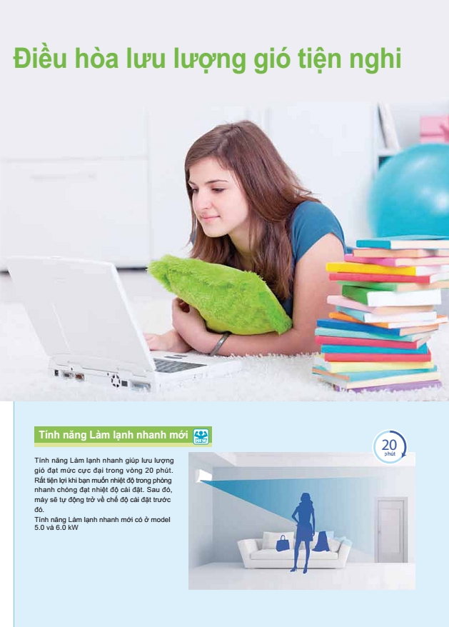 Tính năng máy điều hòa Daikin dân dụng FTNE-M Series